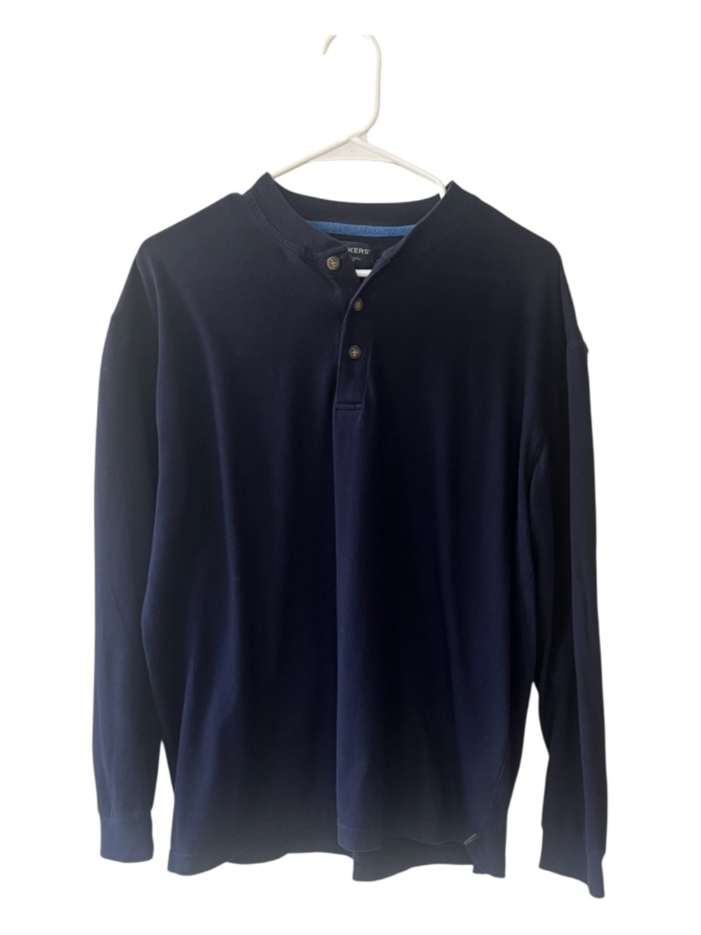 Dockers Long Sleeve Sleep Collection Navy Size M Men